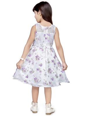 purple printed frock - 18227111 - Standard Image - 2