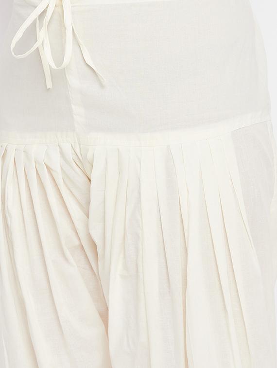 white solid salwar - 18227316 - Zoom Image - 5