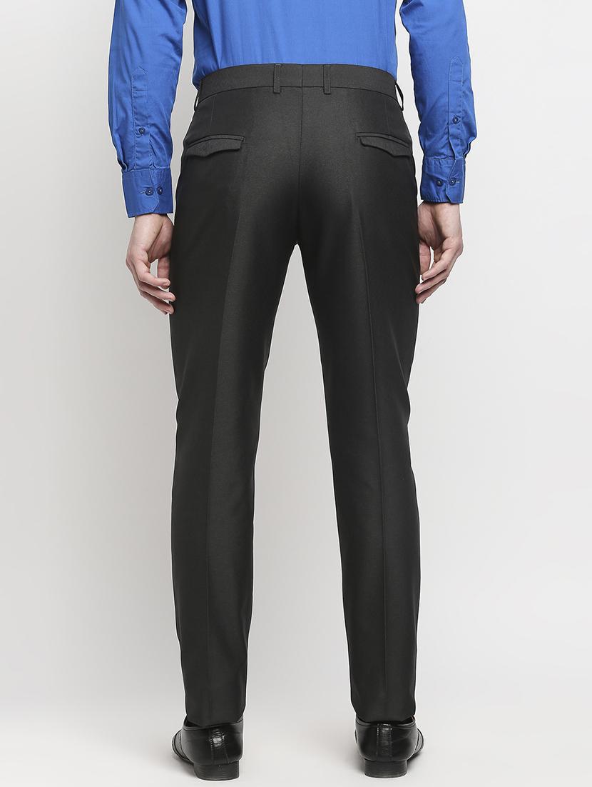 black solid formal trouser - 18227839 - Zoom Image - 4