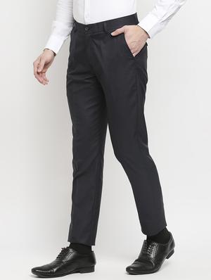 black solid formal trouser - 18227843 - Standard Image - 2