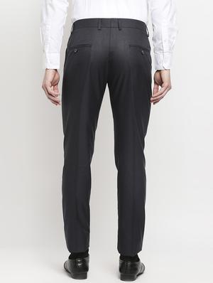 black solid formal trouser - 18227843 - Standard Image - 4
