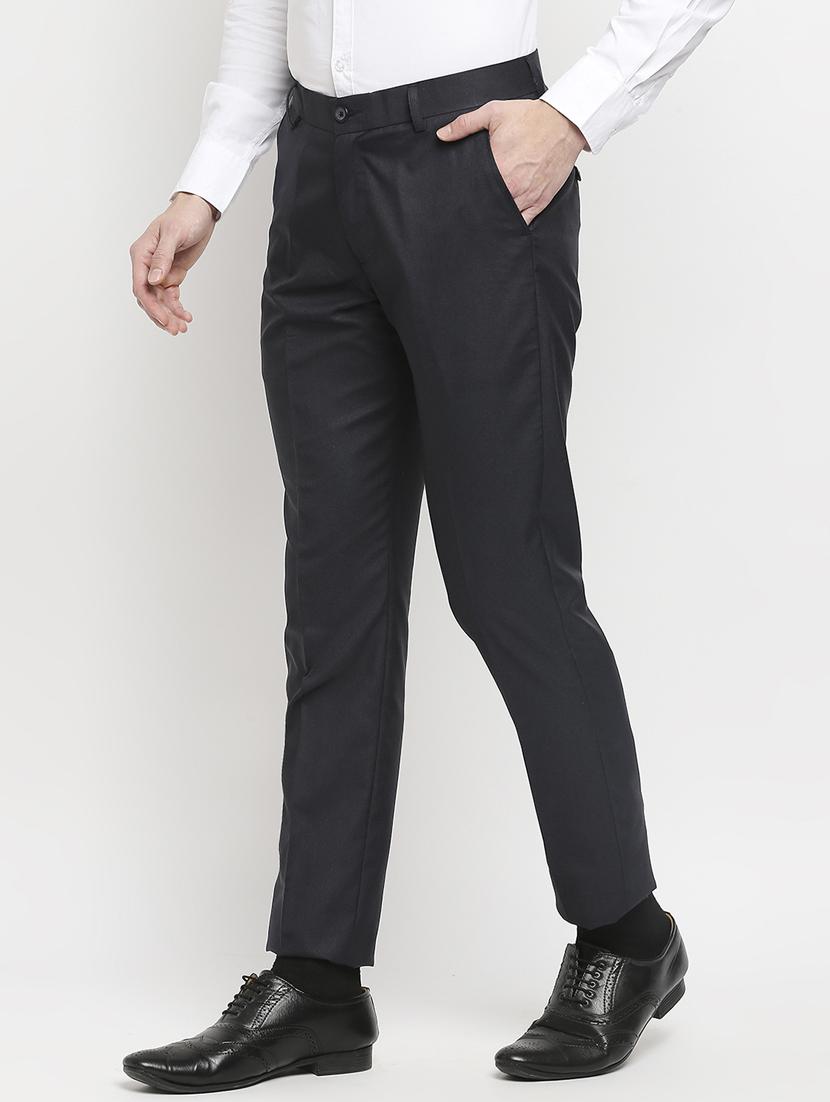 black solid formal trouser - 18227843 - Zoom Image - 2