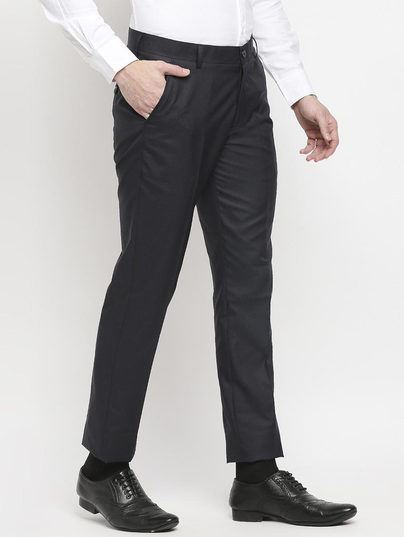 black solid formal trouser - 18227843 - Zoom Image - 3