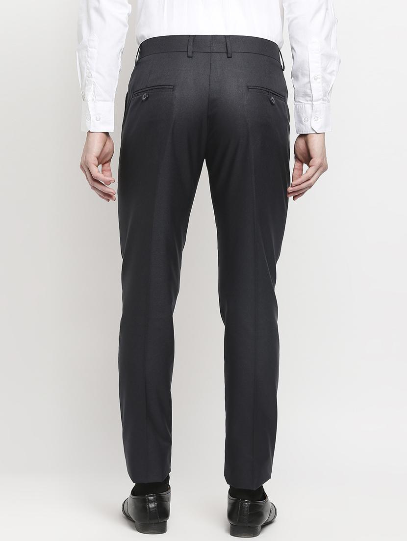 black solid formal trouser - 18227843 - Zoom Image - 4