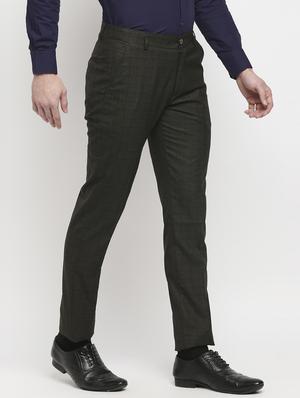 black checkered formal trouser - 18227844 - Standard Image - 2
