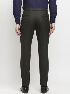 black checkered formal trouser - 18227844 - Standard Image - 4