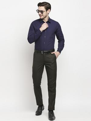 black checkered formal trouser - 18227844 - Standard Image - 5