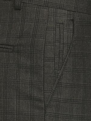 black checkered formal trouser - 18227844 - Standard Image - 6