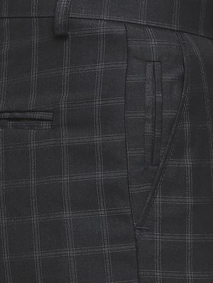 black checkered formal trouser - 18227847 - Standard Image - 6
