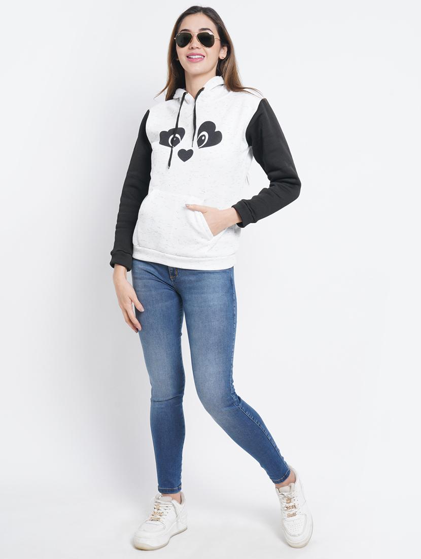 hooded neck graphic sweatshirt - 18228872 - Zoom Image - 4