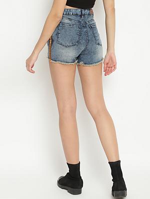 blue solid regular short - 18229094 - Standard Image - 3
