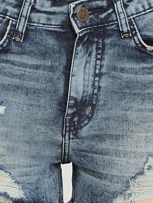 blue solid regular short - 18229094 - Standard Image - 5