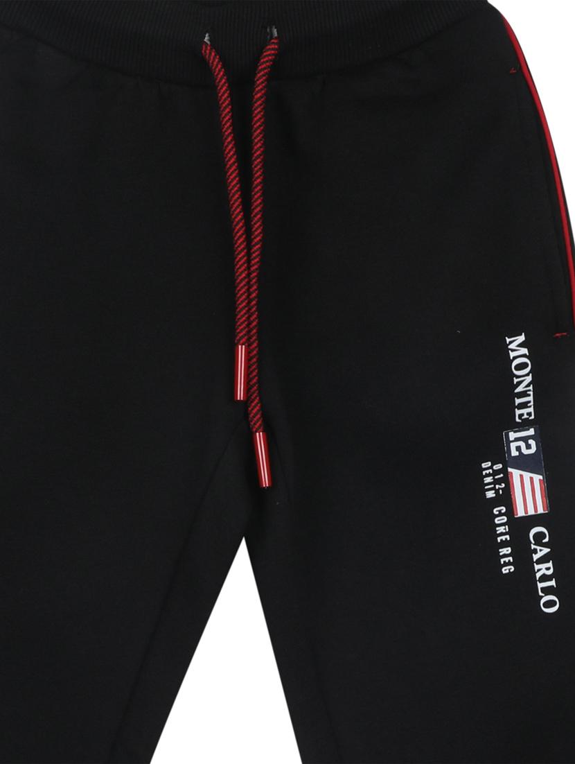 drawstring waist solid track wear - 18229805 - Zoom Image - 3