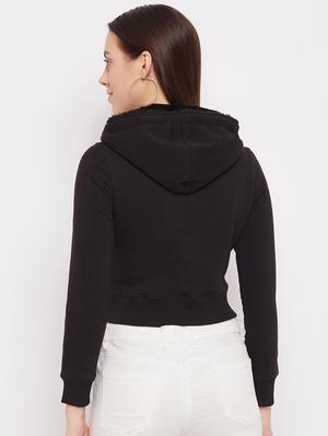 black printed hoodies sweatshirt - 18229880 - Standard Image - 3