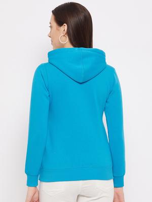 blue printed hoodies sweatshirt - 18229886 - Standard Image - 3