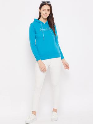 blue printed hoodies sweatshirt - 18229886 - Standard Image - 4