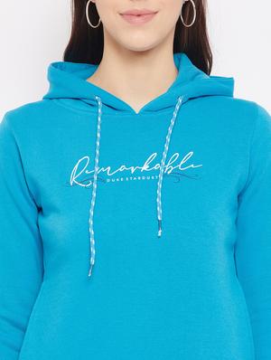 blue printed hoodies sweatshirt - 18229886 - Standard Image - 5