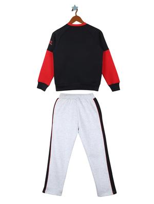 red cotton blend track wear - 18230070 - Standard Image - 2