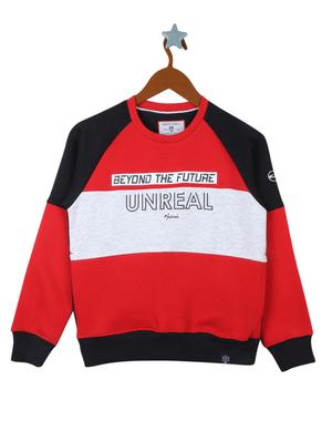 red cotton blend track wear - 18230070 - Standard Image - 3