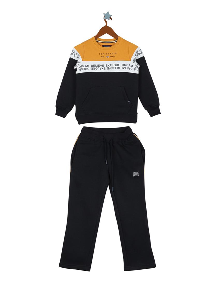 yellow cotton blend track wear - 18230072 - Zoom Image - 1