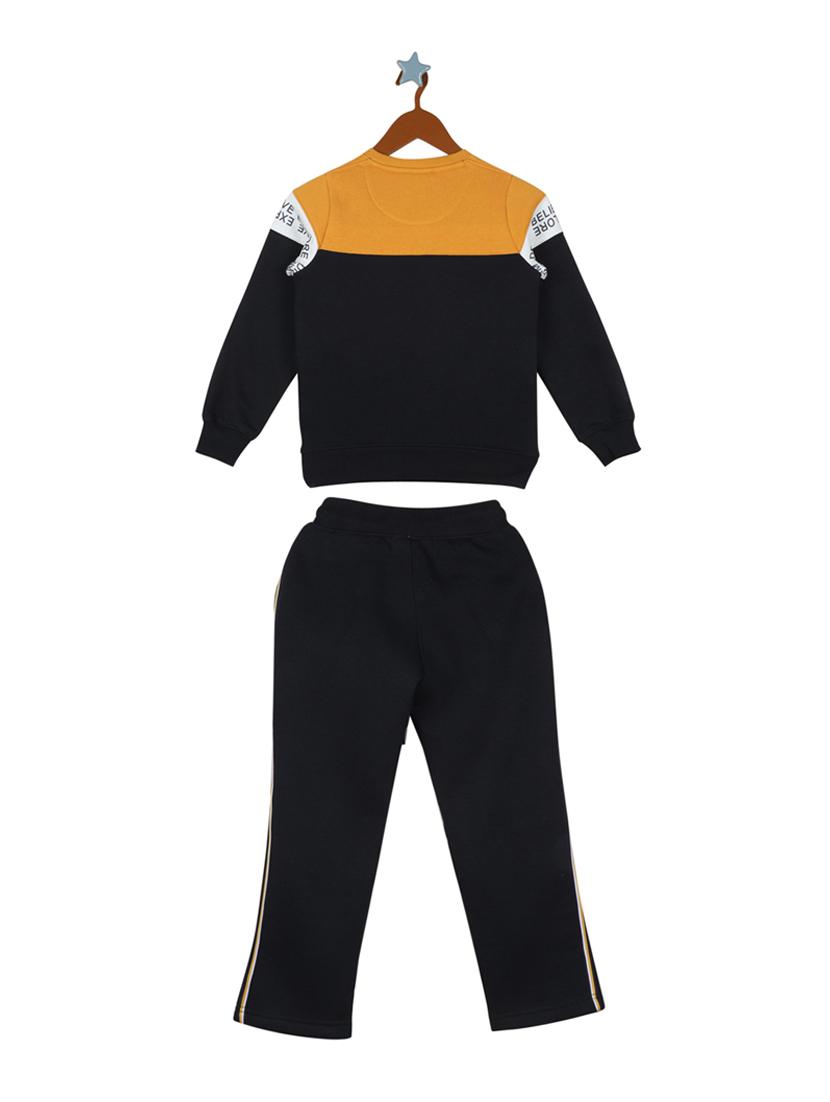 yellow cotton blend track wear - 18230072 - Zoom Image - 2