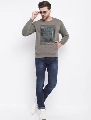 grey front-printed sweatshirt - 18230240 - Standard Image - 4