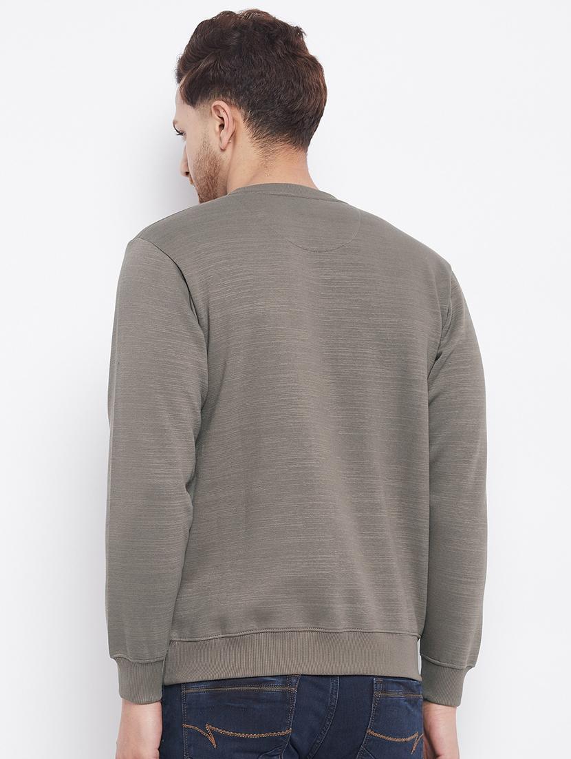 grey front-printed sweatshirt - 18230240 - Zoom Image - 3