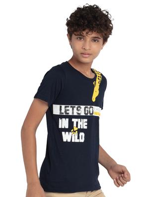 round neck graphic t-shirt - 18230256 - Standard Image - 2