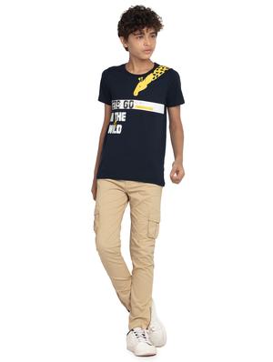 round neck graphic t-shirt - 18230256 - Standard Image - 4