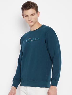 teal chest printed sweatshirt - 18230952 - Standard Image - 2