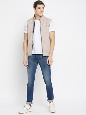 navy-blue reversible casual jacket - 18231243 - Standard Image - 5