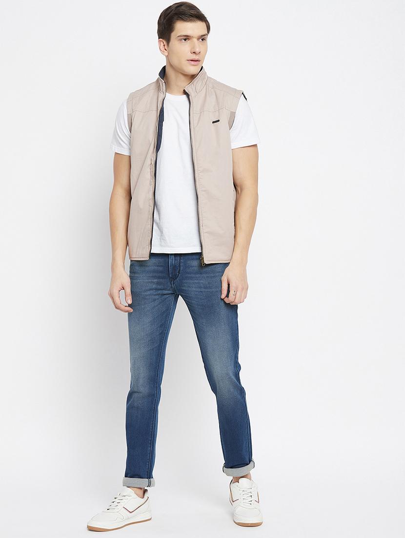 navy-blue reversible casual jacket - 18231243 - Zoom Image - 5
