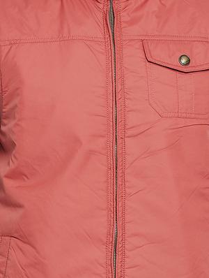 peach solid casual jacket - 18231244 - Standard Image - 6