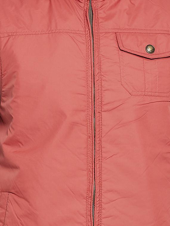 peach solid casual jacket - 18231244 - Zoom Image - 6