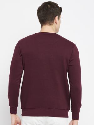 magenta chest printed sweatshirt - 18231765 - Standard Image - 3