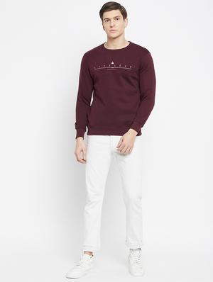 magenta chest printed sweatshirt - 18231765 - Standard Image - 4
