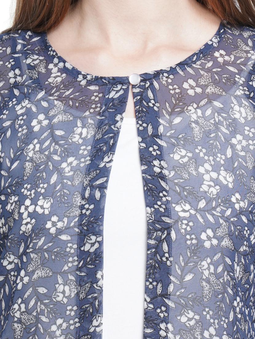 laced hem printed shrug - 18235367 - Zoom Image - 4