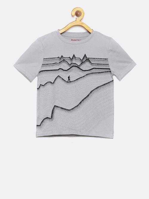 round neck graphic t-shirt - 18236565 - Standard Image - 1
