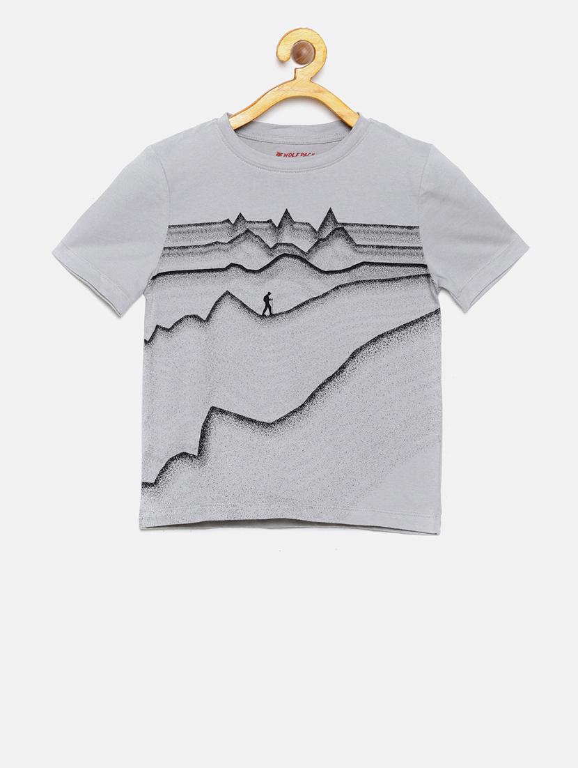 round neck graphic t-shirt - 18236565 - Zoom Image - 1