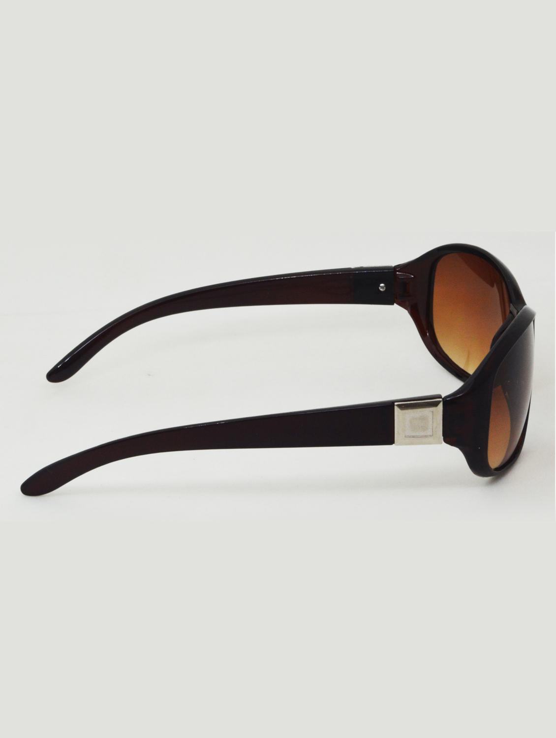 hrinkar men women boys & girls oval & sunglasses brown frame, clear lens (medium) - 18239110 - Zoom Image - 3