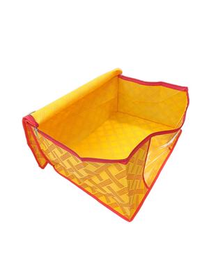 yellow satin utility bag - 18239638 - Standard Image - 3