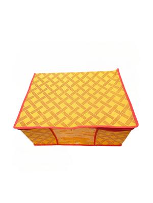 yellow satin utility bag - 18239638 - Standard Image - 4