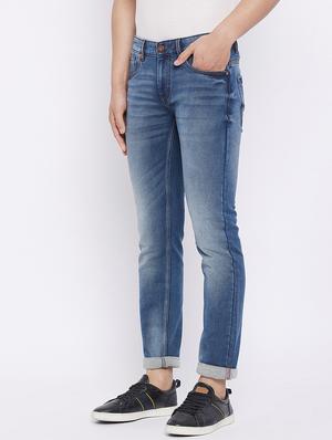 blue light-washed denim jean - 18239884 - Standard Image - 2