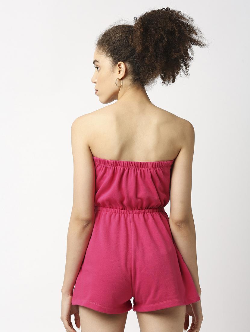tune solid romper jumpsuit - 18244654 - Zoom Image - 3