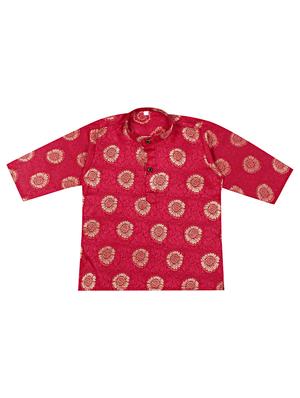 pink printed dhoti kurta set - 18244903 - Standard Image - 3
