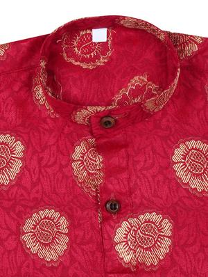 pink printed dhoti kurta set - 18244903 - Standard Image - 5