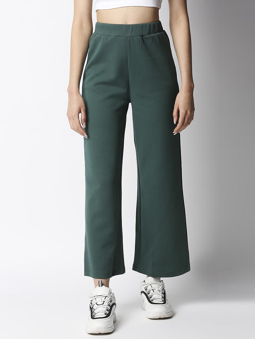 mid rise solid flat front trouser - 18245388 - Zoom Image - 1