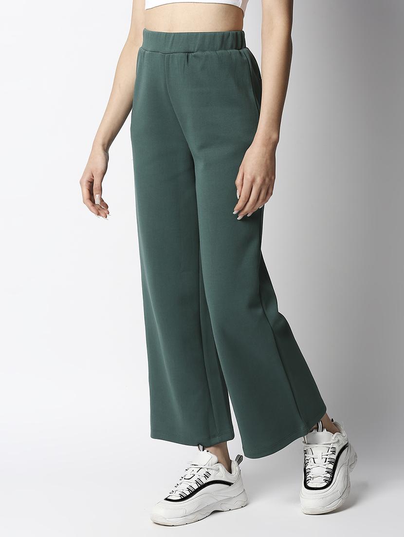 mid rise solid flat front trouser - 18245388 - Zoom Image - 2