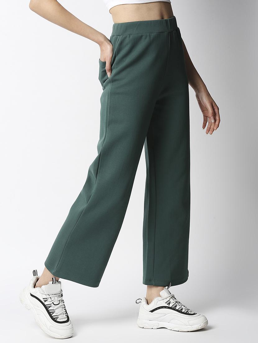 mid rise solid flat front trouser - 18245388 - Zoom Image - 3