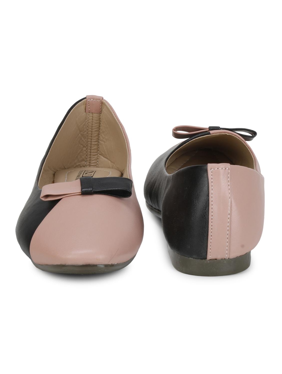black faux leather slip on ballerina - 18247866 - Zoom Image - 4